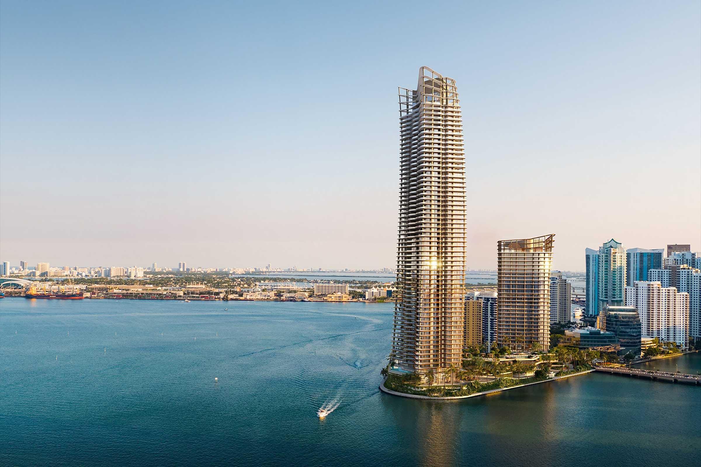 Rendering of The Residences at Mandarin Oriental, Miami One Island Drive